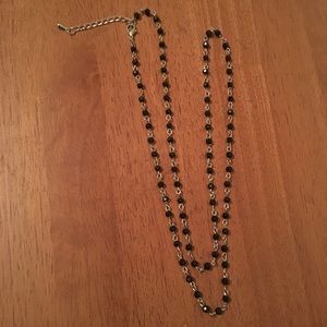 Black and Silver Necklace